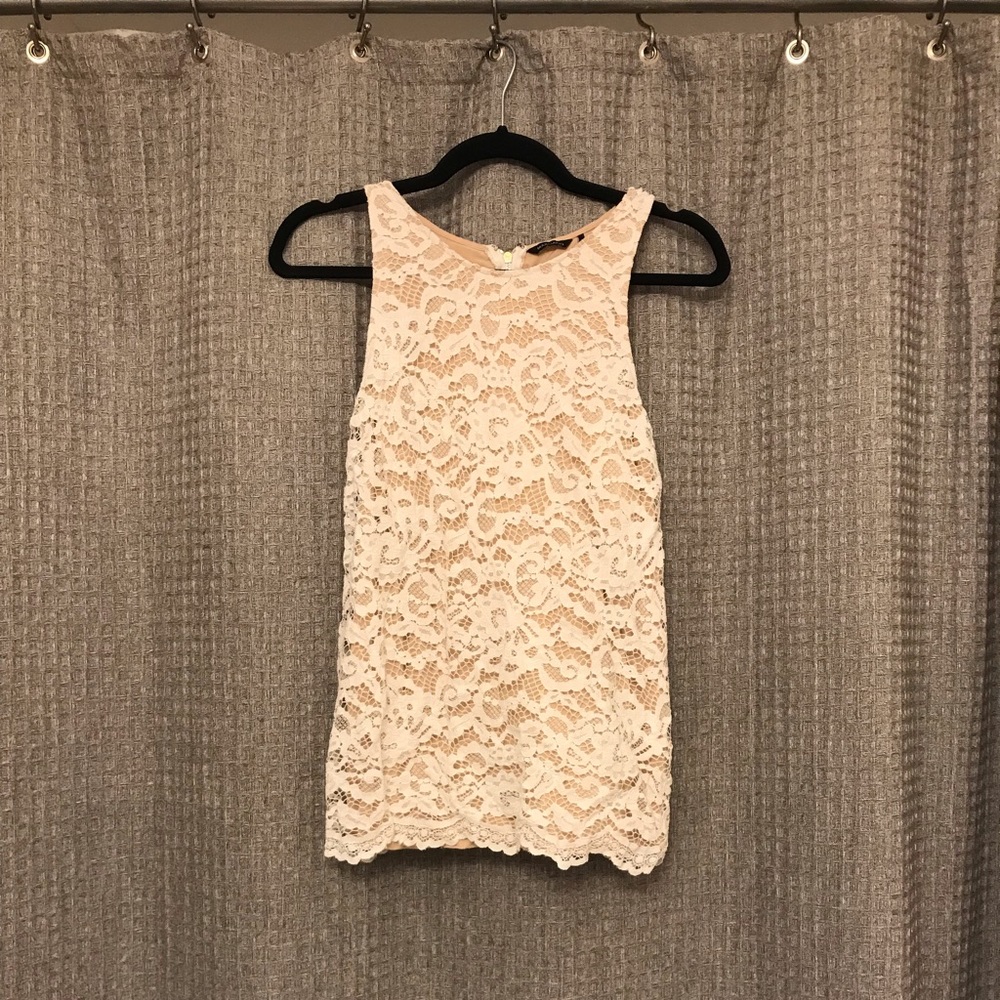 Marciano Lace Tank Lined